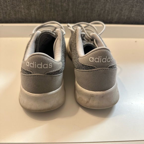Adidas Cloudfoam Racer 2.0 Sneaker Tennis Shoes Grey Women Size 6.5 - Picture 6 of 7